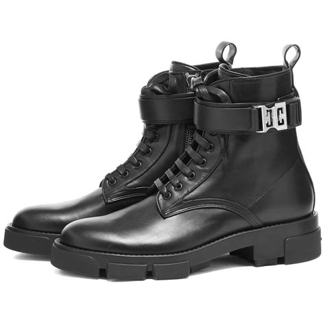 givenchy loop leather combat boot|givenchy leather boots.